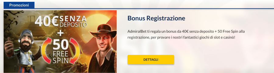 Admiralyes Casino Bonus